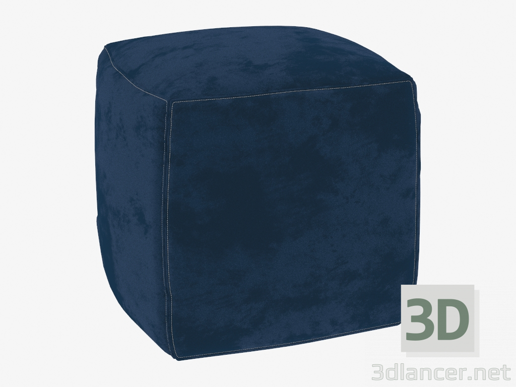3d model Poof velor (45x45) - preview