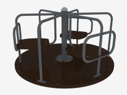 Children's playground carousel (6506L)