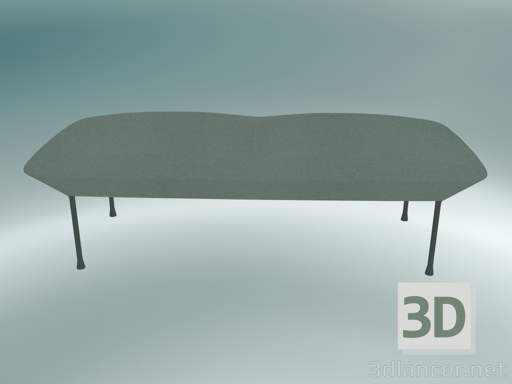 3d model Bench Oslo (Steelcut 160, Light Gray) - preview