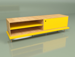Multimedia cabinet TIWI (yellow-mustard)