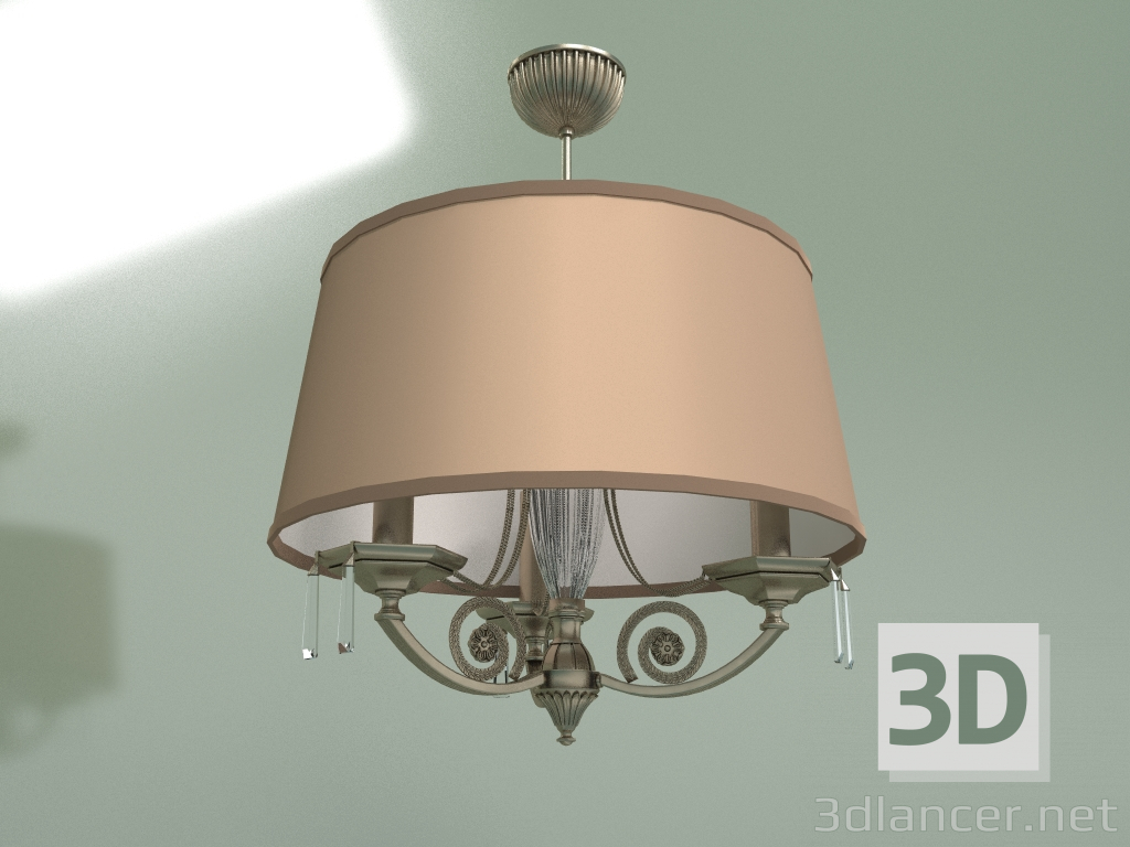 modello 3D Lampadario MONZA MON-ZWD-3 (PA) - anteprima