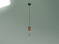 Lámpara colgante Clip 50087-1 (negro-bronce)