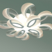 modello 3D Lampada da soffitto Flake 90140-12 (bianco) - anteprima