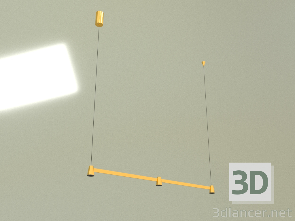 modello 3D Lampada a sospensione ARKO 3000K GD+BK 13010 - anteprima