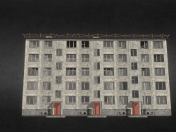 Заброшенный 5 этажный дом СССР