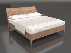 Double bed 1600x2000 (Walnut)