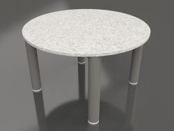 Coffee table D 60 (Quartz gray, DEKTON Sirocco)
