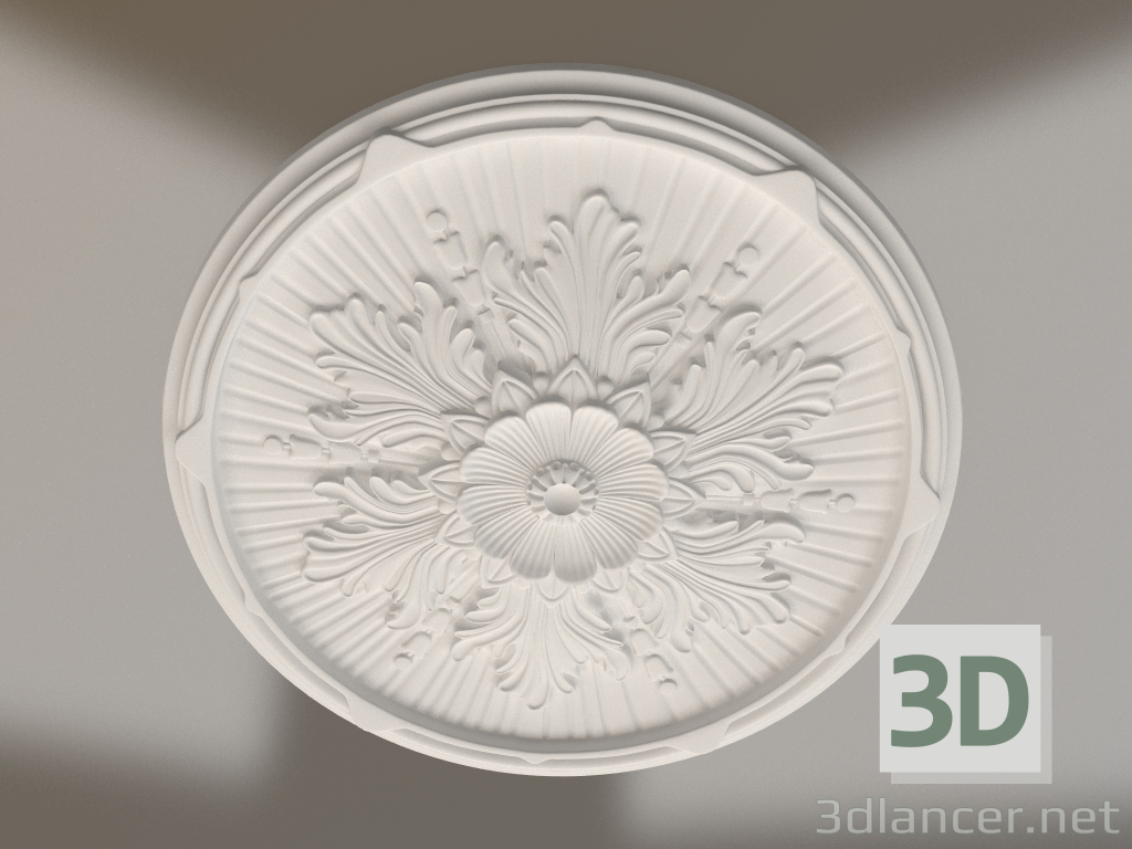 3D modeli Alçı tavan dübeli RP 061 D=530 - önizleme