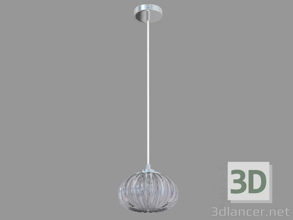 3d модель Підвісний світильник зі скла (S110243 1violet) – превью