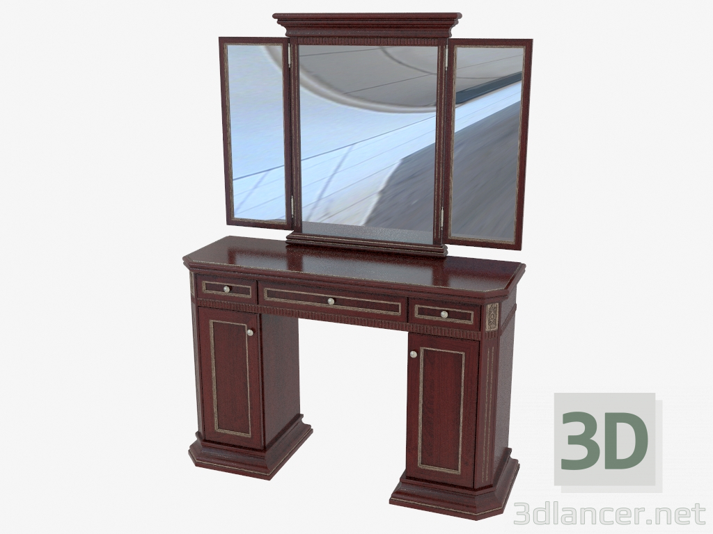 modèle 3D Table de toilette (1195x780x400) - preview