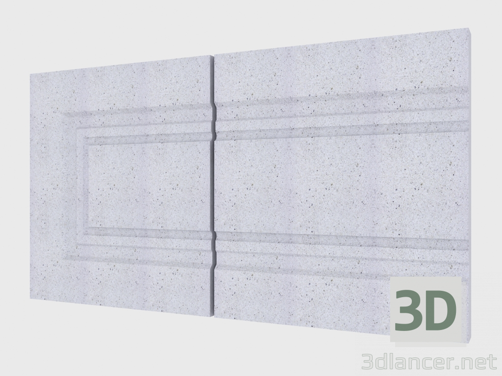 Modelo 3d Painel (FF55M) - preview