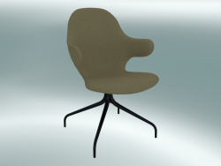Prendedor da cadeira giratória (JH2, 58x58 N 90cm, aço com revestimento em pó preto, Hallingdal - 22