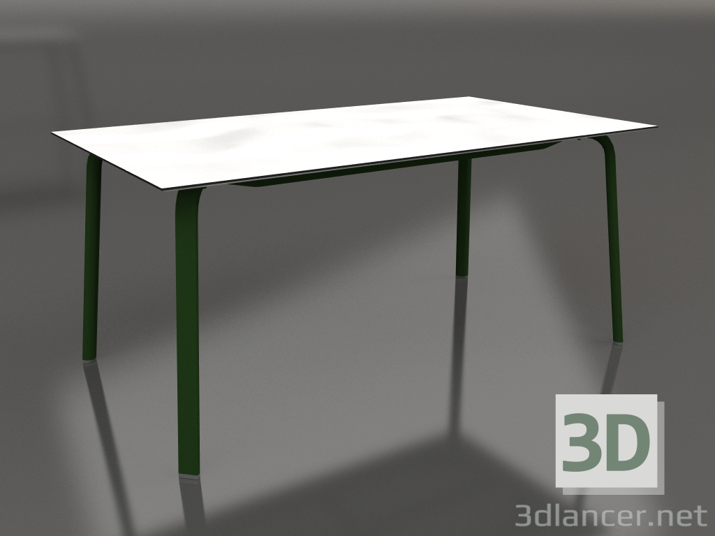 modèle 3D Table à manger 160 (Vert bouteille) - preview