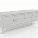 modello 3D Mobile TV 1 1500 mm (bianco RAL 9010) - anteprima