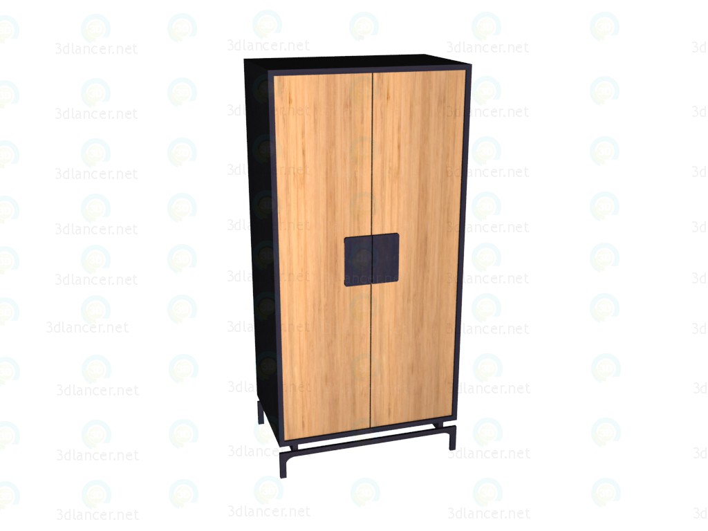 3d model Wardrobe 2-door - preview