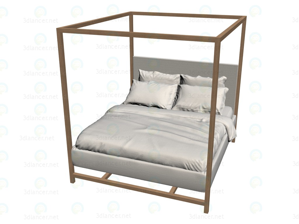 3D Modell Bett ACLB 192 - Vorschau