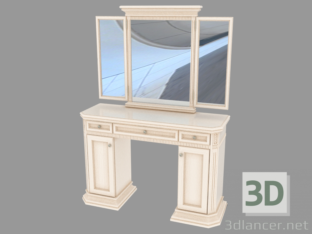 modèle 3D Table de toilette (1195x780x400) - preview
