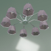3d model Ceiling chandelier 60076-8 (chrome) - preview