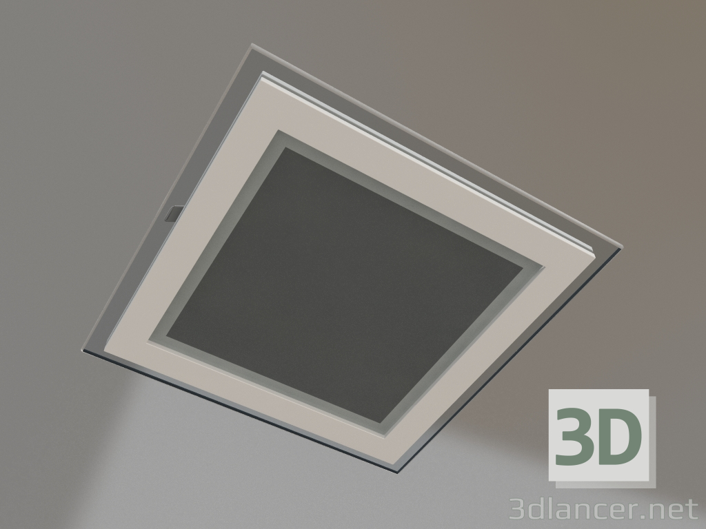modèle 3D Panneau LED LT-S200x200WH 16W Blanc Jour 120deg - preview