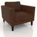 3d model Armchair (leather) - preview