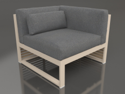 Modular sofa, section 6 right (Sand)