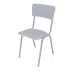 3d model Silla Vuelta al Cole HPL (Gris) - vista previa