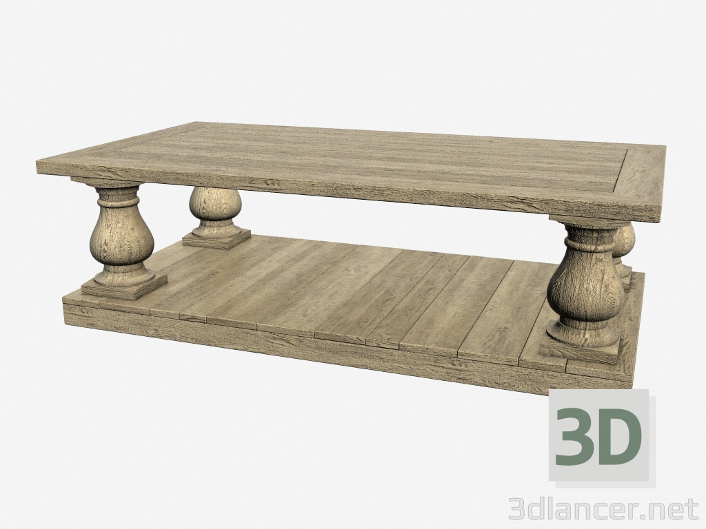 3 डी मॉडल कॉफी टेबल IVER (521,001) - पूर्वावलोकन