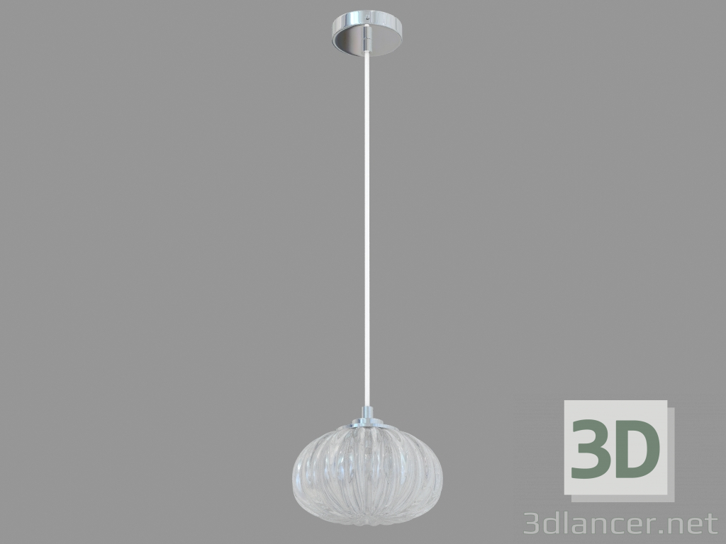 modello 3D vetro lampada a sospensione (S110243 1clear) - anteprima