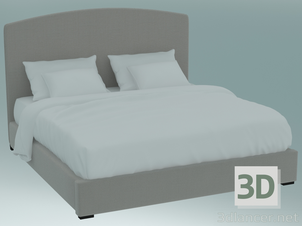 3d model Double bed Jarrow Wave - preview