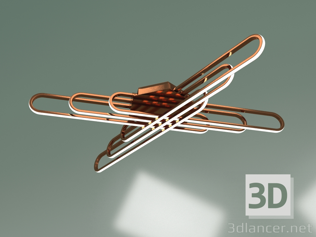 3d model Chandelier 90133-6 (pink gold) - preview