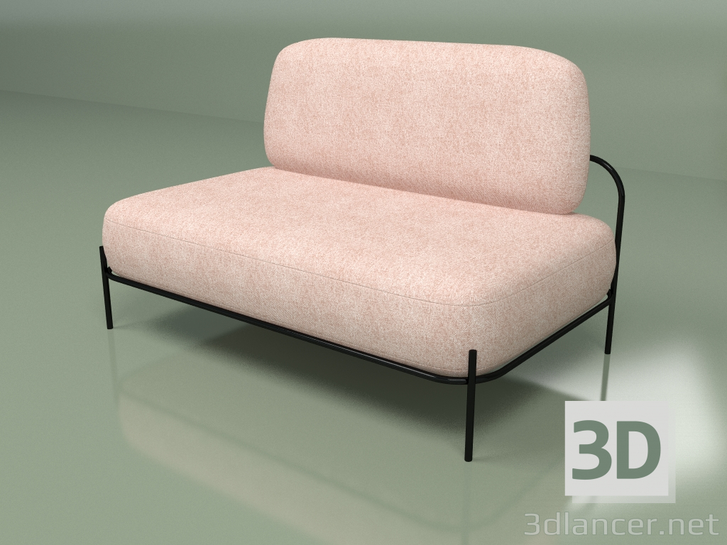 3d model Sofa Pawai (powder pink) - preview