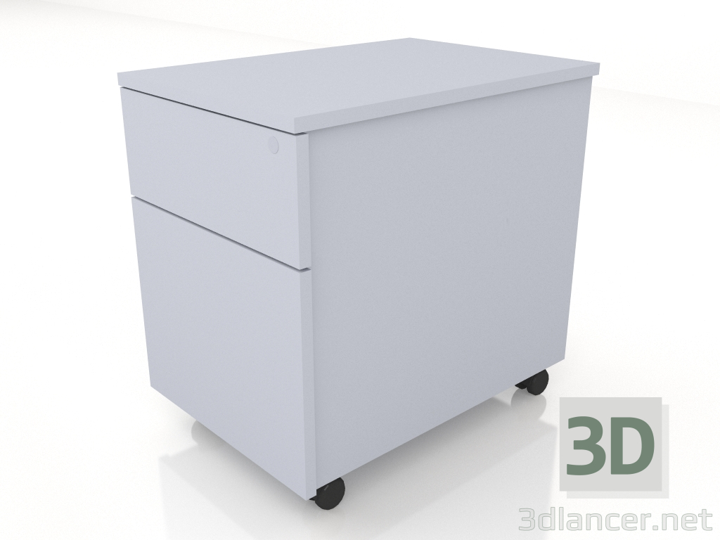 3D Modell Rollcontainer ohne Griff SLD12 (416x600x586) - Vorschau