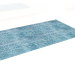 3D Modell Teppich blau Muse 420x240 - Vorschau