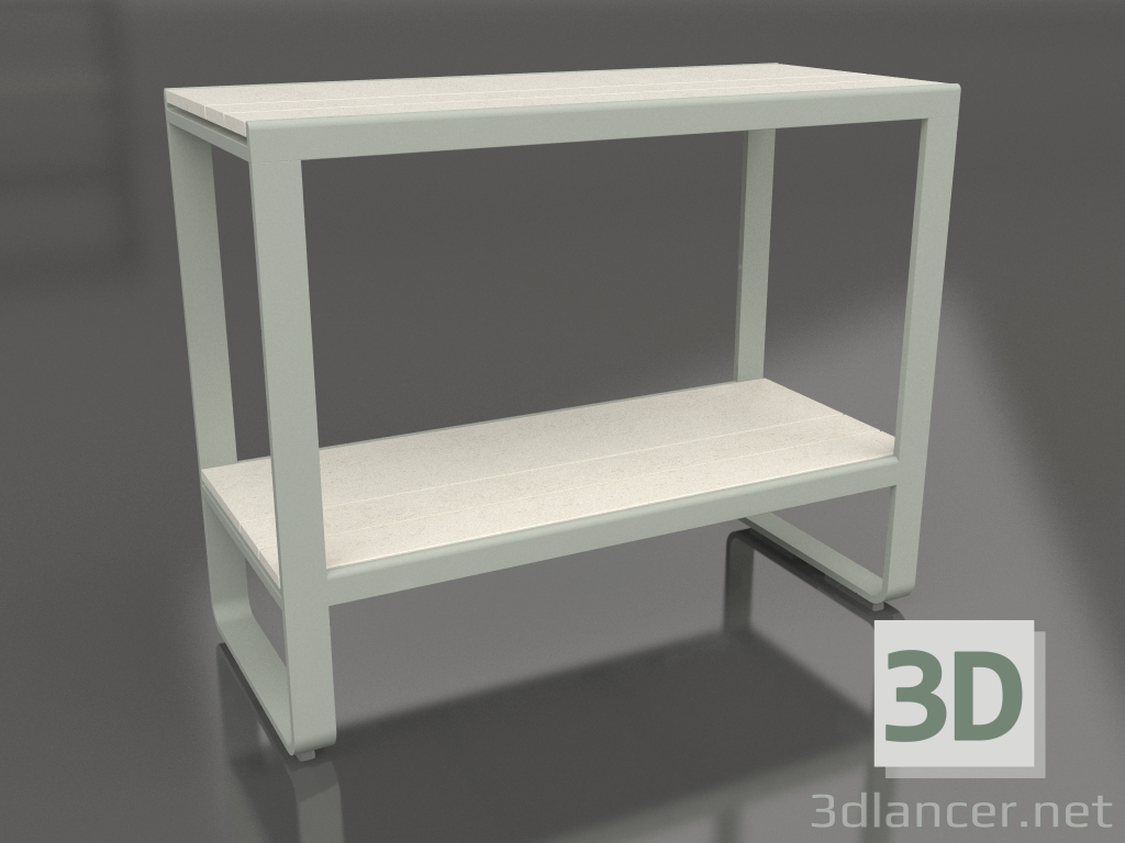 3D Modell Regal 90 (DEKTON Danae, Zementgrau) - Vorschau