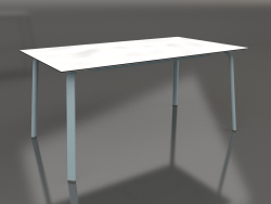 Table à manger 160 (Bleu gris)