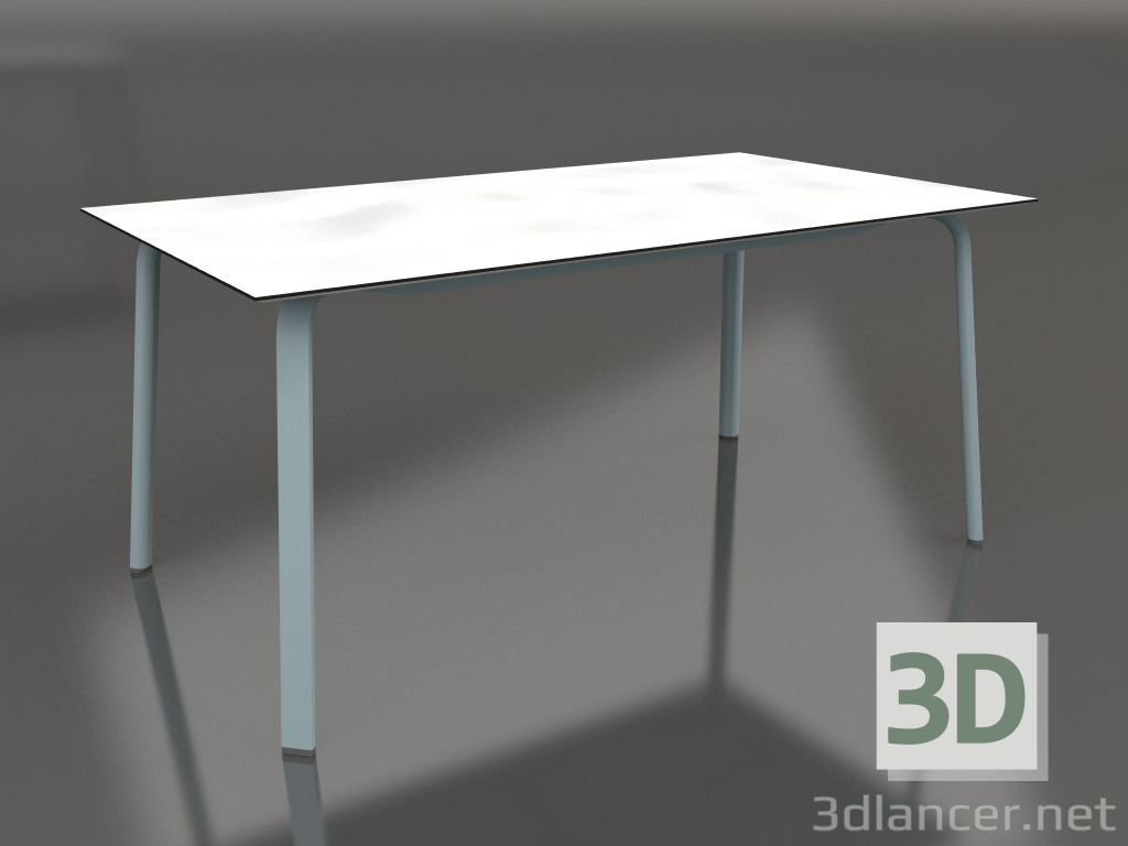 modèle 3D Table à manger 160 (Bleu gris) - preview