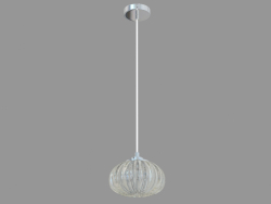 Pendant lamp from glass (S110243 1amber)