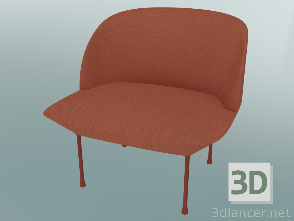 3D Modell Sessel Oslo (Steelcut 550, Mandarine) - Vorschau