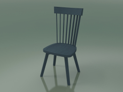 Stuhl mit hoher Rückenlehne (21, blau)