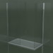 3d model Partition SK + SK with additional fixed panel for corner shower tray - preview