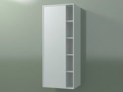 Wall cabinet with 1 left door (8CUCDDS01, Glacier White C01, L 48, P 36, H 120 cm)
