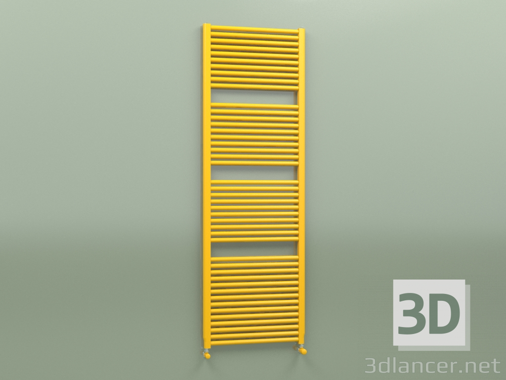 3D modeli Isıtmalı havlu askısı NOVO (1808x600, Kavun sarısı - RAL 1028) - önizleme