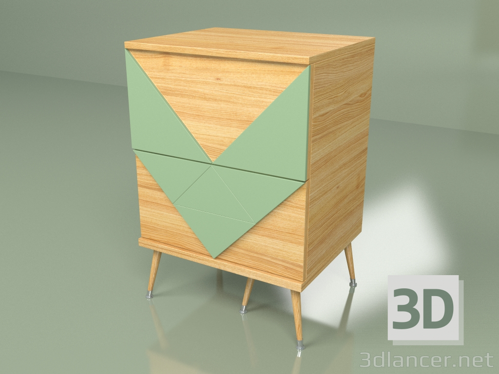 3d model Bedside table Woo Twins (key) - preview