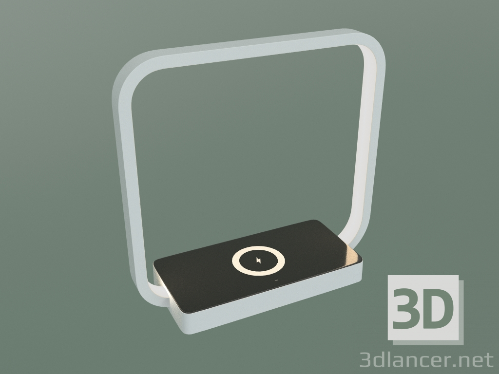 modèle 3D Lampe de table avec chargeur de téléphone 80502-1 (marron) - preview