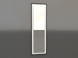 Espelho ZL 18 (450x1500, branco, madeira preta)