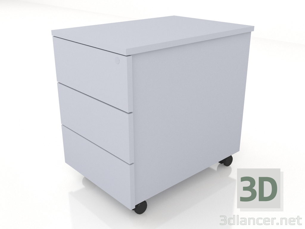 3D Modell Rollcontainer ohne Griff SLD13 (416x600x586) - Vorschau