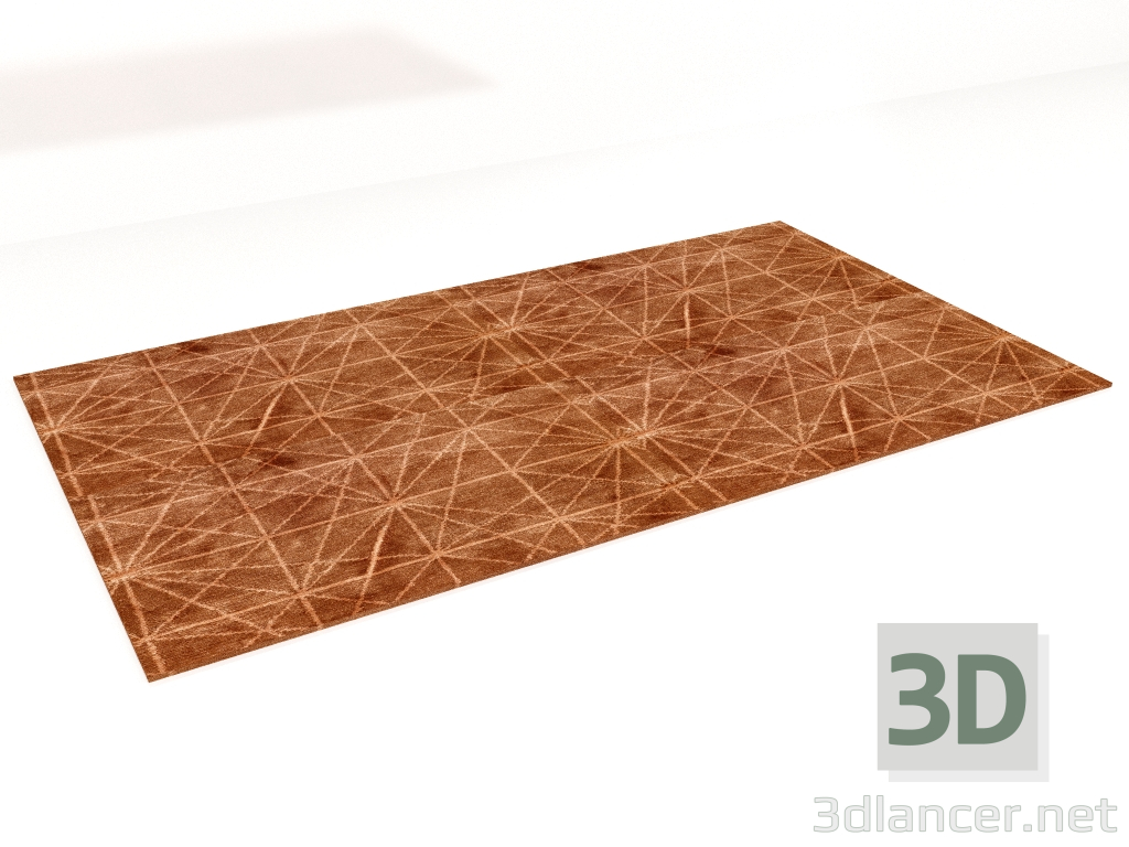 3d model Carpet orange Muse 420x240 - preview