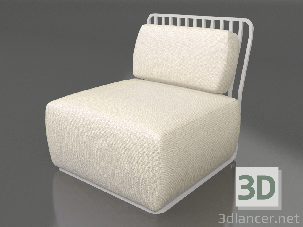 3D Modell Loungesessel (Grau) - Vorschau