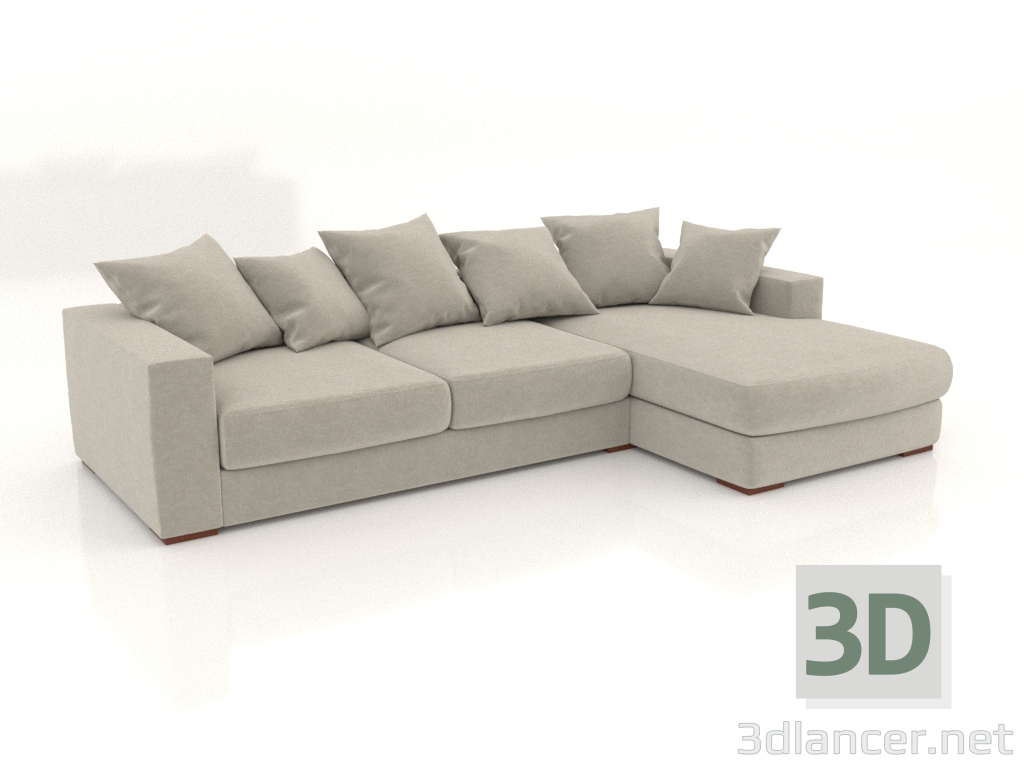 3d модель Диван-ліжко Шерна кутовий 287 см – превью 3d модель Диван-ліжко Шерна кутовий 287 см – превью