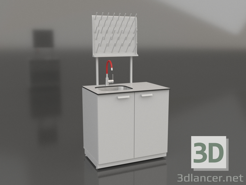 3D Modell Laborspüle LK-900 SMS - Vorschau